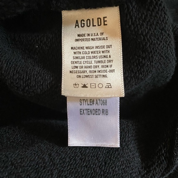 AGOLDE•Long sleeve turtleneck sweatshirt - Picture 8 of 8